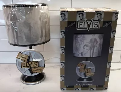 Vintage 2001 Elvis Presley Film Legend Collectors Table Lamp W/Original Box READ • $69.87