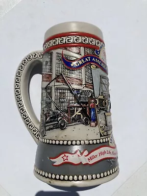 Miller High Life Beer Stein Mug Great American Achievements Model T 1908 • $10.88