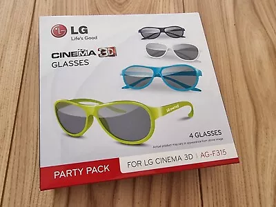 LG Cinema 3D Glasses PARTY PACK AG-F315 Glasses • £9.95