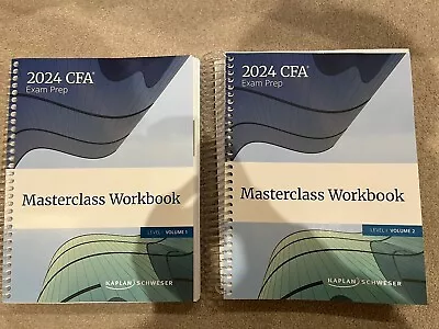 CFA Level 1 Kaplan Complete Syllabus Masterclass Notes & Practice Questions • £99