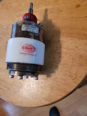 $175 • Buy 200 Pf, 8 KV Peak, Comet CV05C-200E/8 Variable Vacuum Capacitor