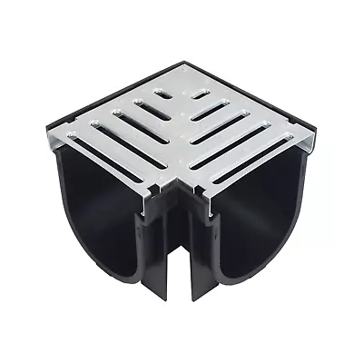 Everhard EasyDRAIN Galvanised Steel Grate And Corner • $68.95