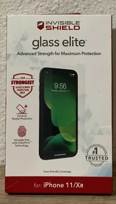 📀 InvisibleShield Glass Elite Screen Protector For IPhone 11/XR (NEW) • $13.99