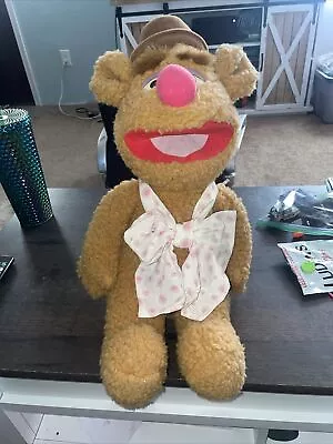 Vintage Jim Henson Productions Muppets Fozzie Bear Plush Clean • $20