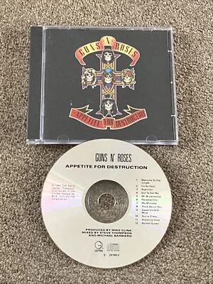 £0.99 • Buy GUNS N’ ROSES Appetite For Destruction CD AXL SLASH DUFF IZZY Paradise City