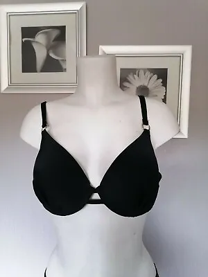 M&S (xc) Black Underwired Bikini  Top • £7