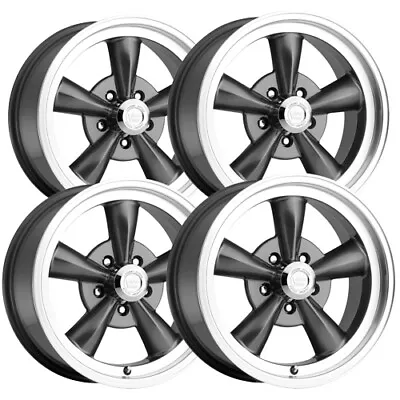 (Set Of 4) Vision 141 Legend 5 15x8 5x4.75  +0mm Gunmetal Wheels Rims 15  Inch • $511.96