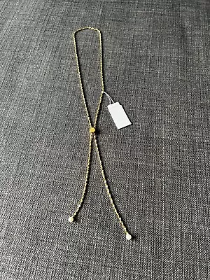 NWT J Crew Necklace Gold-tone Pearl • $19.99