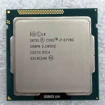 Intel Core I7-3770S Desktop Processor LGA 1155  CM8063701211900 65w 3.1G • £45.06