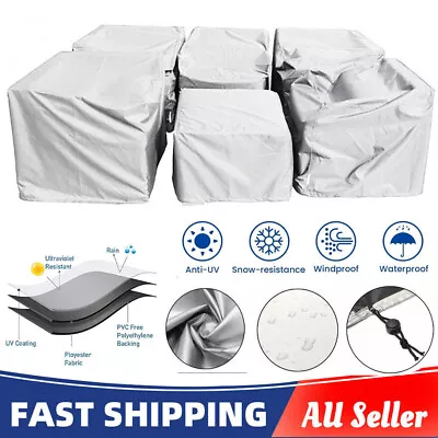 $17.99 • Buy Outdoor Furniture Cover Waterproof UV Sofa Lounge Seat Couch Cover Protector AU