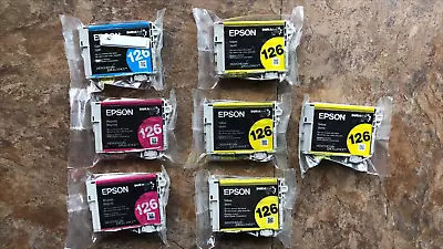 Genuine Epson - 126 Ink - Cyan Magenta Yellow - Factory Sealed - T126520 • $5