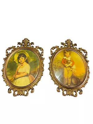 VTG Master Simpson & Ms. Willoughby Ornate Framed Pair Of Prints EUC • $75