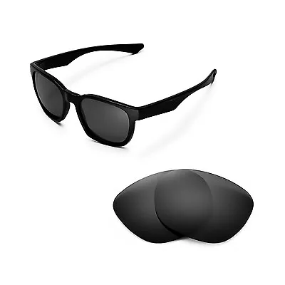 Walleva Polarized Black Replacement Lenses For Oakley Garage Rock Sunglasses • $16.99