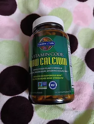Garden Of Life Vitamin Code Raw Calcium 120 UltraZorbe Vegetarian Capsules • $140
