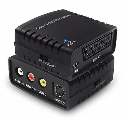 USB Video Grabber Capture Card Transfer VHS/Hi8/TV To DVD  Convert Video Digital • £19.99