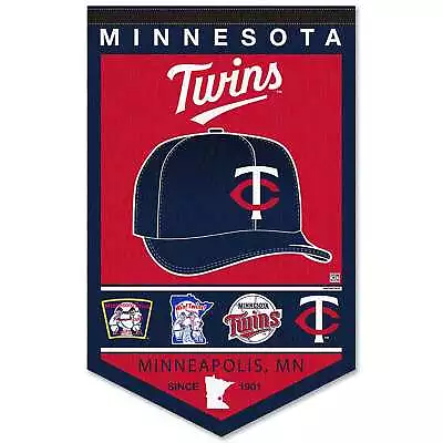 Minnesota Twins History Heritage Logo Banner Flag • $19.95