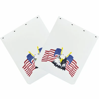 $60.99 • Buy 24 X30 Mud Flaps With Eagle Logo For Trailer Truck Semi-truck Heavy Duty Rubber