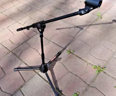 Jamstands Low-Profile Mic Stand With Boom And Shure Mic Clip Excellent Condition • $29.95