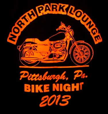 2013 Harley Davidson Pittsburgh Pa Bike Night Shirtn Park Loungemotorcycle Xl • $3.59