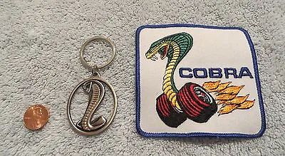 Ford Cobra   - Keychain & Patch - Vintage Original - Very Rare - Mustang Shelby • $28