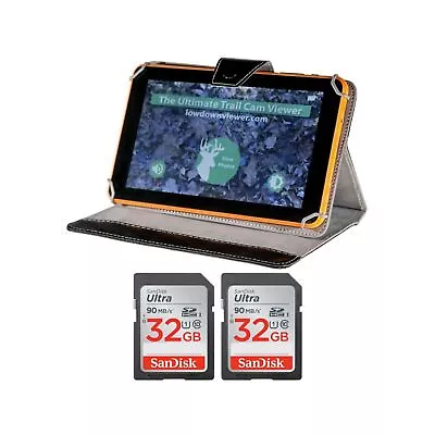 LOWDOWN High Speed Trail Camera And Video Viewer Bundle With 32GB SD Cards (2... • $455.94