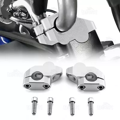 7/8'' Handlebar Risers Bar Mount Clamp Kit 20mm Pullback For Dirt Bike Yamaha • $23.99