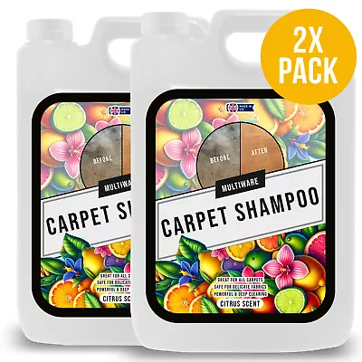 Carpet Shampoo Cleaner Pet Magic Citrus Deodoriser Vax Machine Solution 10 Litre • £17.95