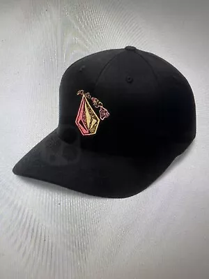 Volcom Full Isle Stone Flexfit Hat - Black - New S/M • $25