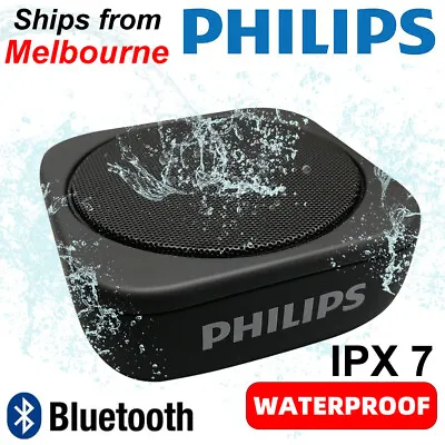 $32.99 • Buy PHILIPS Portable Wireless Bluetooth Speakers Waterproof IPhone Samsung Express
