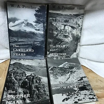 W.A.Poucher : 1st Edition Walking :Welsh Peaks : Lakeland : Scottish : Pennines • £14.75