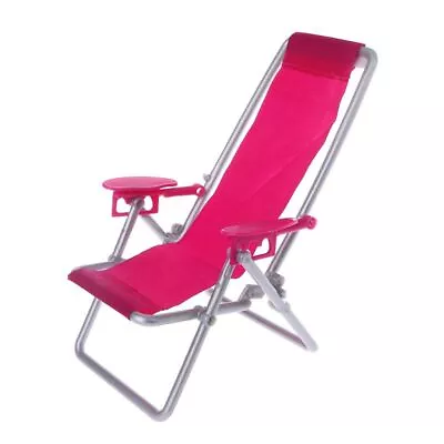 Folding Chair For Beach Lounger Dollhouse Furniture Miniature Simulati • $6.81