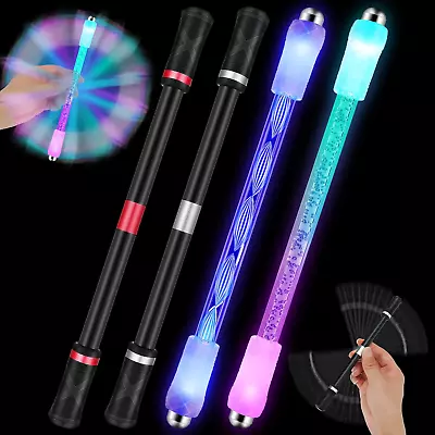 4 Pieces Spinning Rotating Pen LED Light Fidget Pen Rolling Finger LED Pen Spinn • $16.41