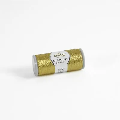 DMC Diamant Grande Metallic Embroidery Thread 20m Colour G3852 Bright Gold • £4.99