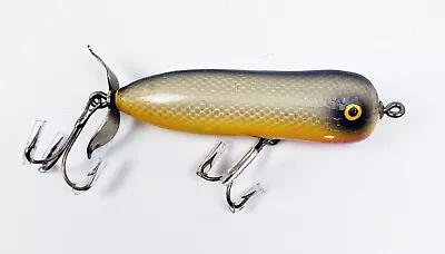 Uncommon Eger Fuss Budget Lure Grey Scale FL 1940s NICE • $9.99