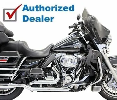 $616.95 • Buy Bassani Chrome True Dual Down Under Exhaust Pipes Headers Harley Touring 09-16