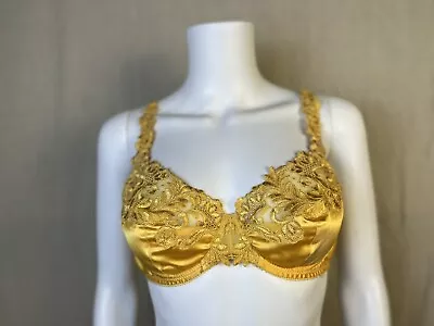 La Perla 3 Gorgeous Mustard Lace Bra 36 C • $75