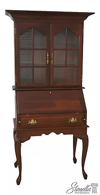 63827EC: LEISTERS Queen Anne Cherry Slant Front Secretary Desk • $1095