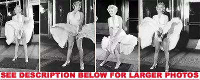 MARILYN MONROE 7YI SUBWAY BLOWNGDRESS 4xRARE8x10 PHOTOS • $29.96