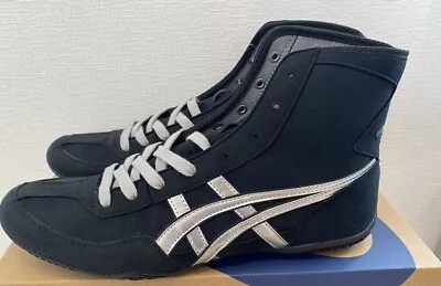 Asics Wrestling Shoes EX-EO 1083A001 Black X Silver X Black X String Gray • $254.99