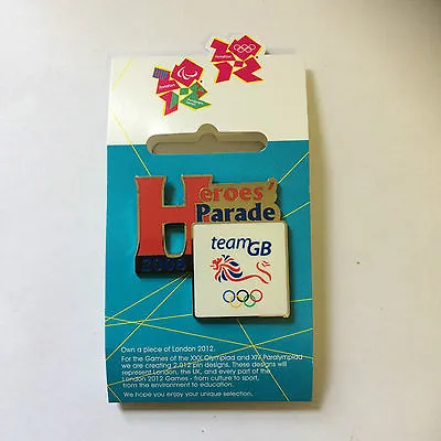 London 2012 Olympic Pin Badge - Heroes Parade 2008 Team GB - New • £4.95