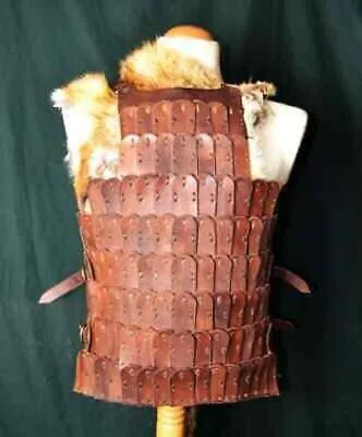 Halloween Medieval Leather Viking Lamellar Armor Handmade Larp Cosplay Armor • $175.99