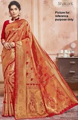 Indian Soft Silk Saree #TRI 015 (Red) / Sari / Salwar / Bollywood Dress • $156