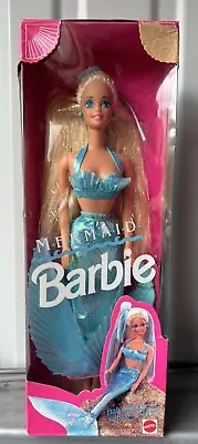 Vintage 1991 Mermaid Barbie Color Change Hair Mattel #1434 • $54.88