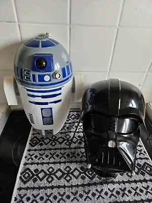 3D FX Night Light Star Wars Darth Vader & R2-D2 Head Helmet Wall Decor • £24.99