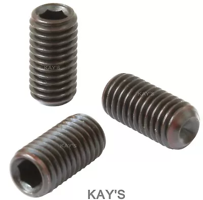 £6.82 • Buy High Tensile Grub Screws Cup Point Allen Socket Sets M2 M2.5 M3 M4 M5 M6 M8 M10