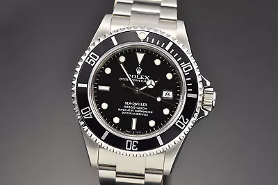 2007 Mens Rolex Sea-Dweller Date Stainless Steel Automatic 40MM 16600 M Serial • $8480