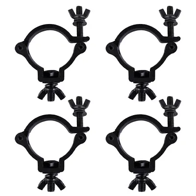 4PCS Stage Par Light Clamps Hooks O Clamp 2  Aluminum Truss Load 220lbs Black • $22.88