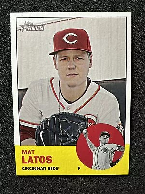 MAT LATOS #334 2012 Topps Heritage Baseball QTY Cincinnati Reds • $1.49