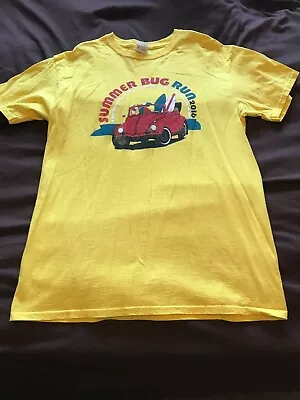 Summer Bug Run 2016 Medium T SHIRT VW Beatle Free Shipping • $17.95