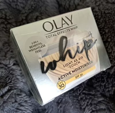 Olay Total Effects Whip Light As Air Touch Active Moisturiser 7-in 1 Benefits • £9.49